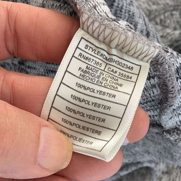 BB Dakota Gray Maggie Fleece Drape Collar Sweater Jacket Women’s Small Zip Coat - Picture 8 of 9